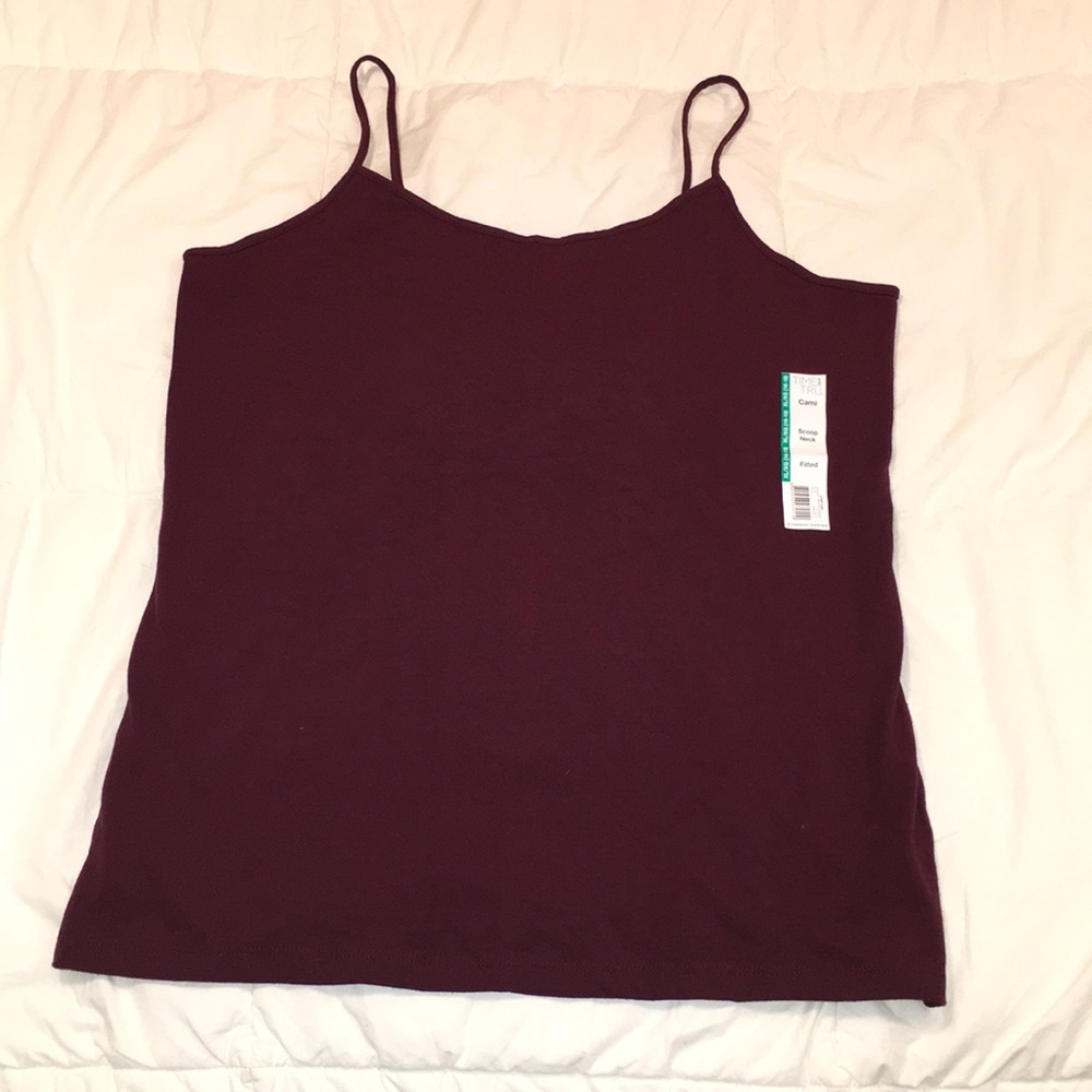 Maroon Cami